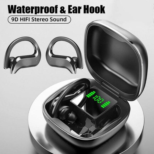 wireless touch control bluetooth earphone sports waterproof wireless headphone headphones tws earbuds headsets with microphone